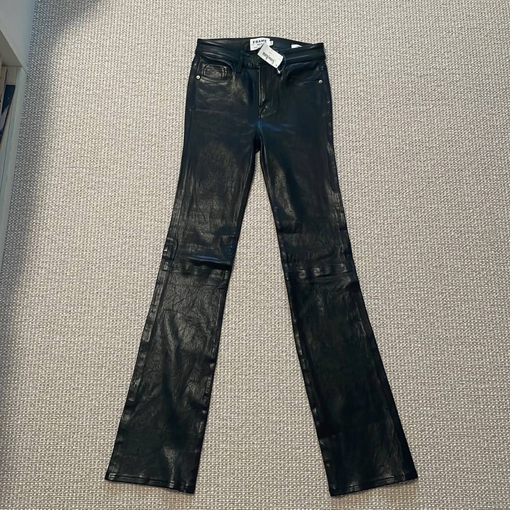 FRAME real leather pants